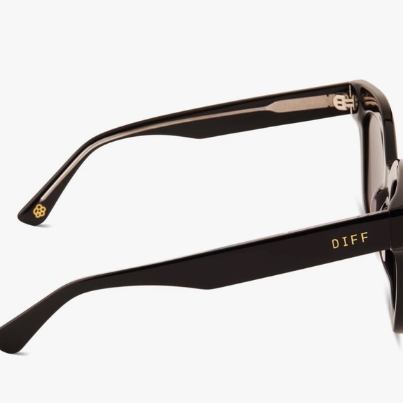Diff Eyewear Accessories Diff Eyewear Lauren Lane Mollie Black Grey